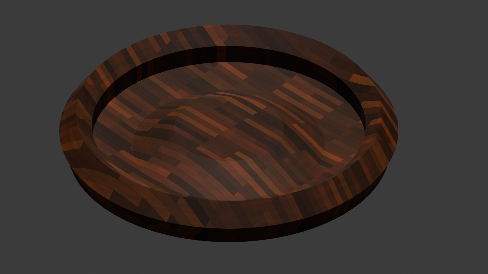 An early mockup created in Blender